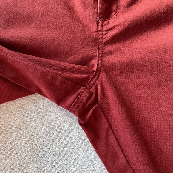 TWIK High Waist Straight Leg Pant 9 Red - Picture 9 of 16